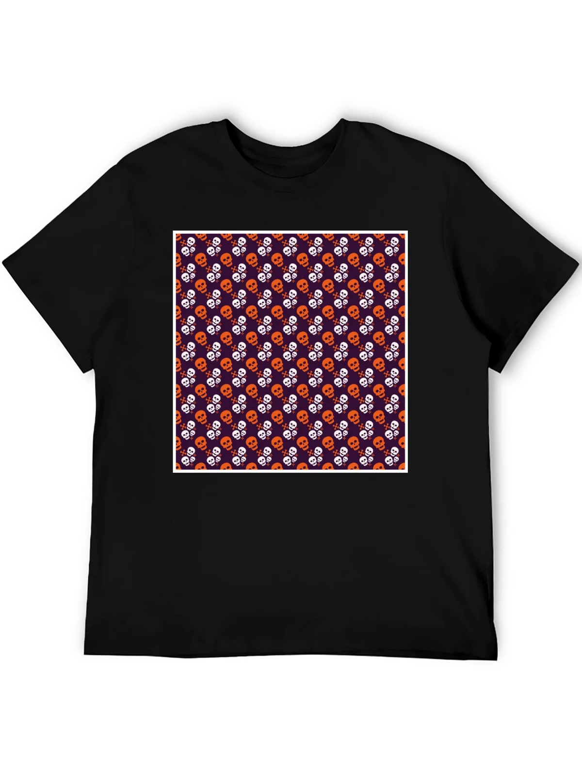 Skull Pattern T-Shirt - Halloween Style product image 8