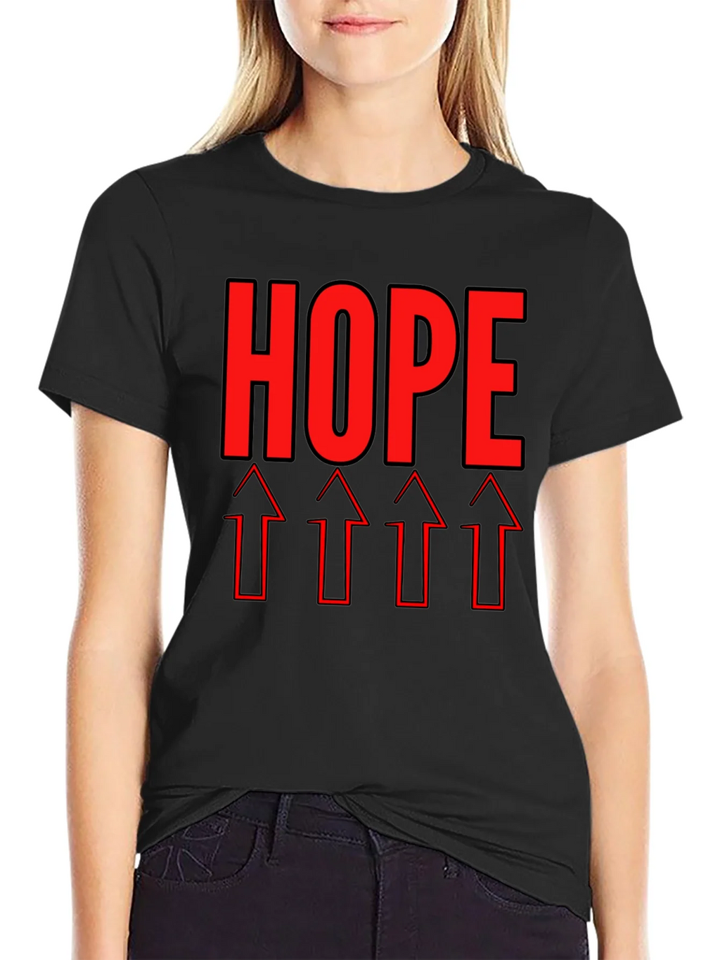 HOPE Graphic Tee - Upward Arrows Motivation product image 5