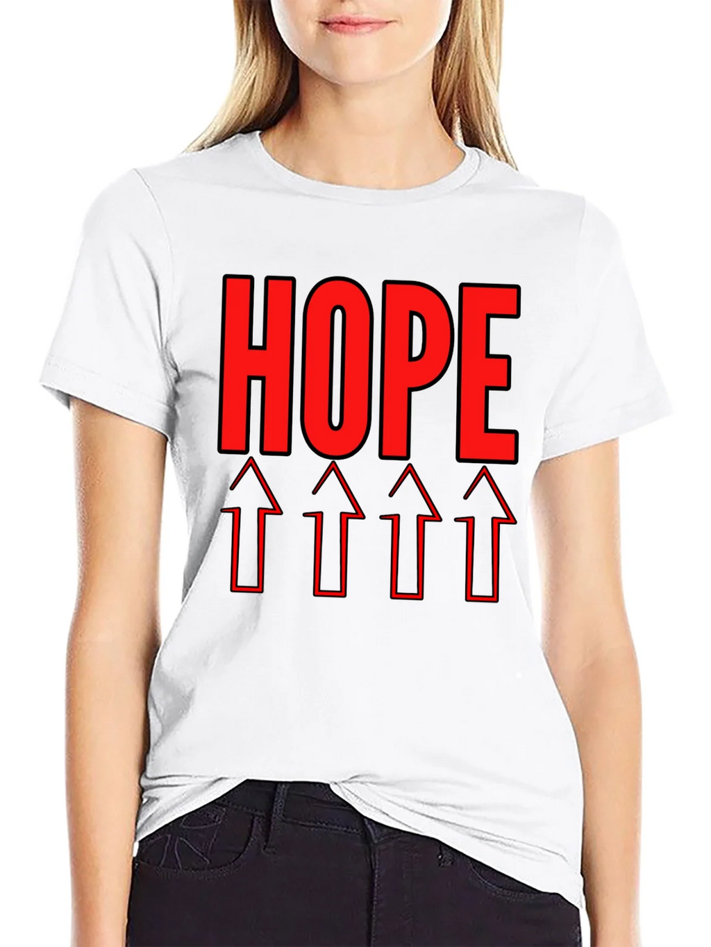 HOPE Graphic Tee - Upward Arrows Motivation product image 11