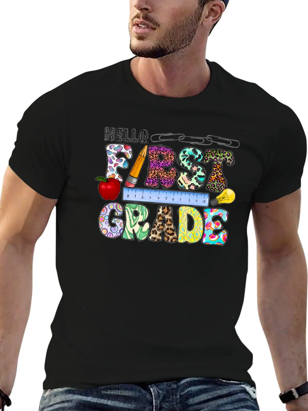 Hello First Grade Graphic Tee product image 9
