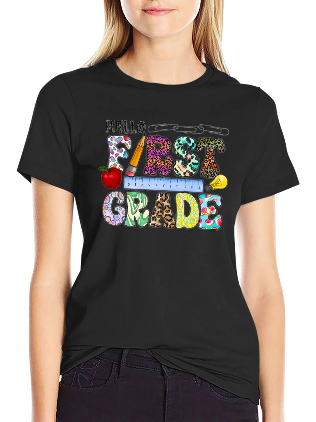 Hello First Grade Graphic Tee product image 5