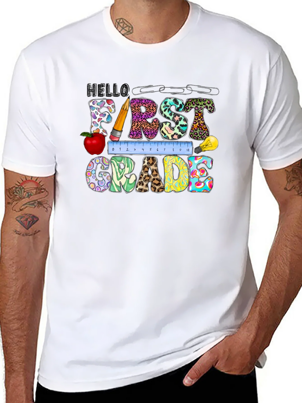 Hello First Grade Graphic Tee product image 10