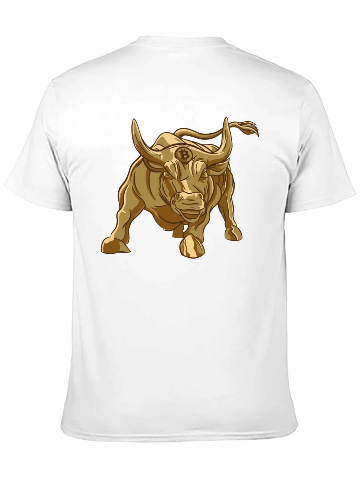 Bitcoin Bull T-Shirt - Golden Crypto Design product image 2