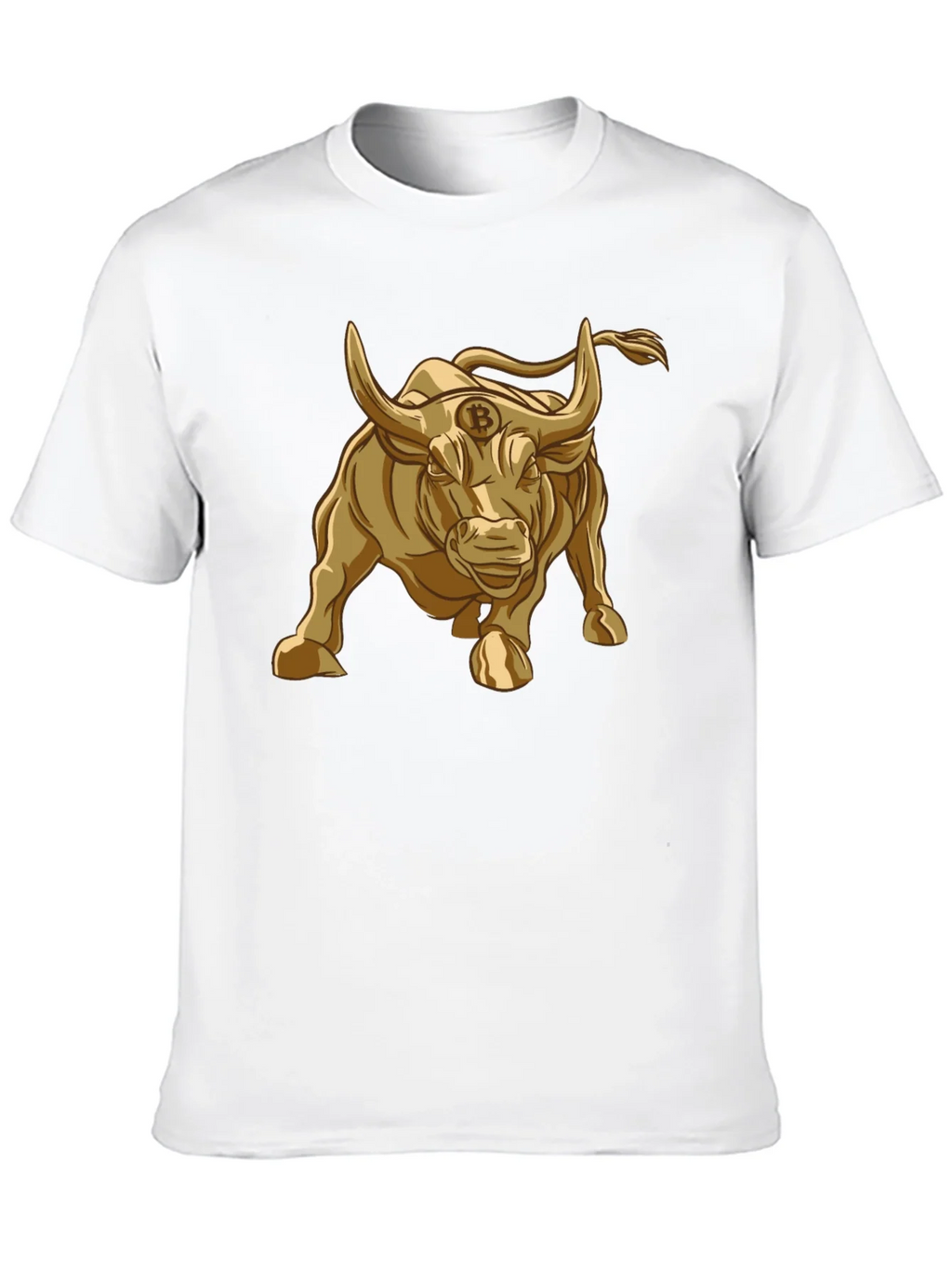 Bitcoin Bull T-Shirt - Golden Crypto Design product image 12