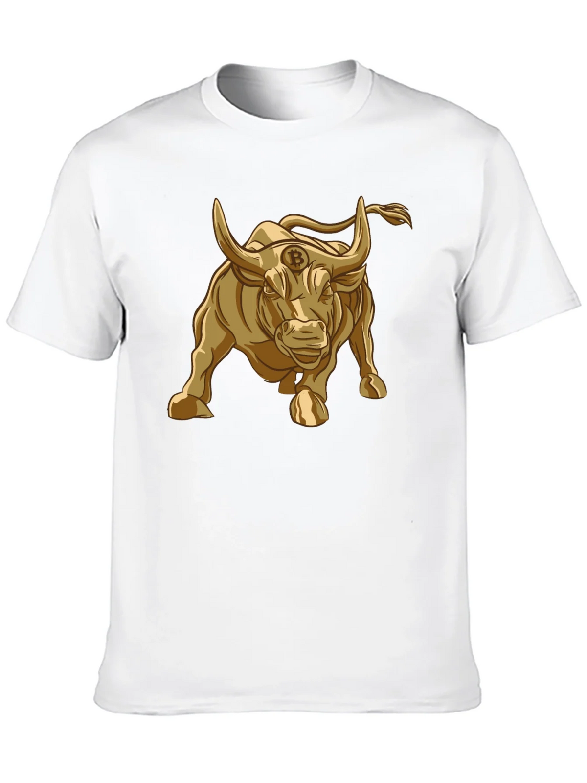 Bitcoin Bull T-Shirt - Golden Crypto Design product image 12