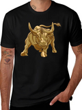 Bitcoin Bull T-Shirt - Golden Crypto Design product image 1