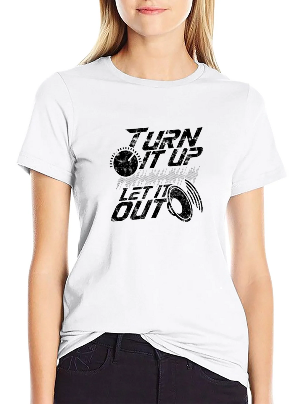 Turn It Up Graphic Tee - Black product image 11