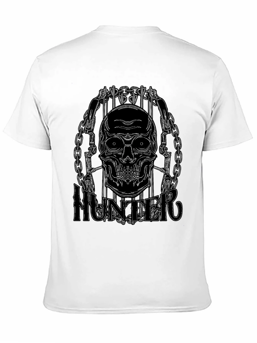 Skull Hunter Black Graphic Tee product image 2