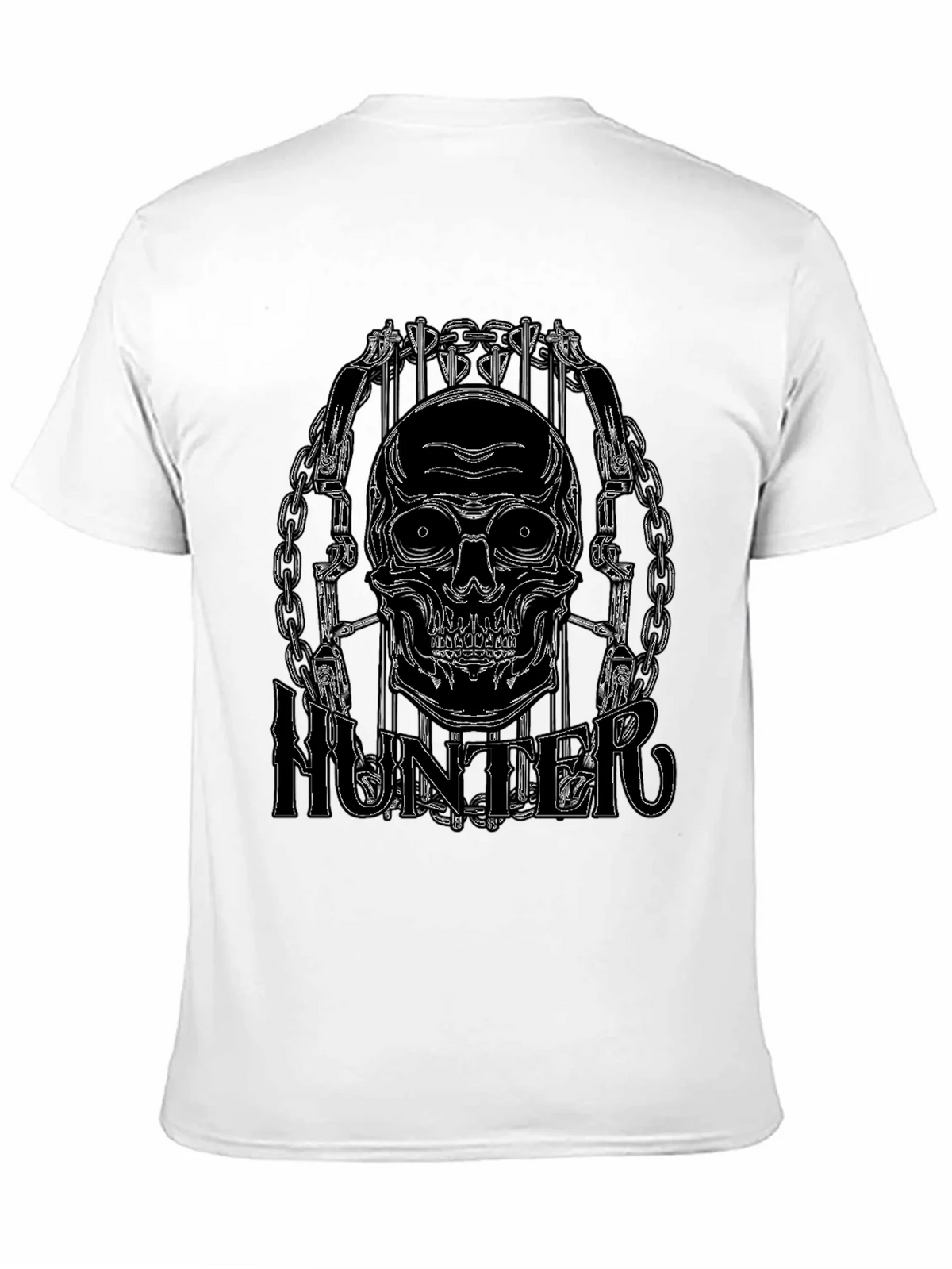 Skull Hunter Black Graphic Tee product image 2