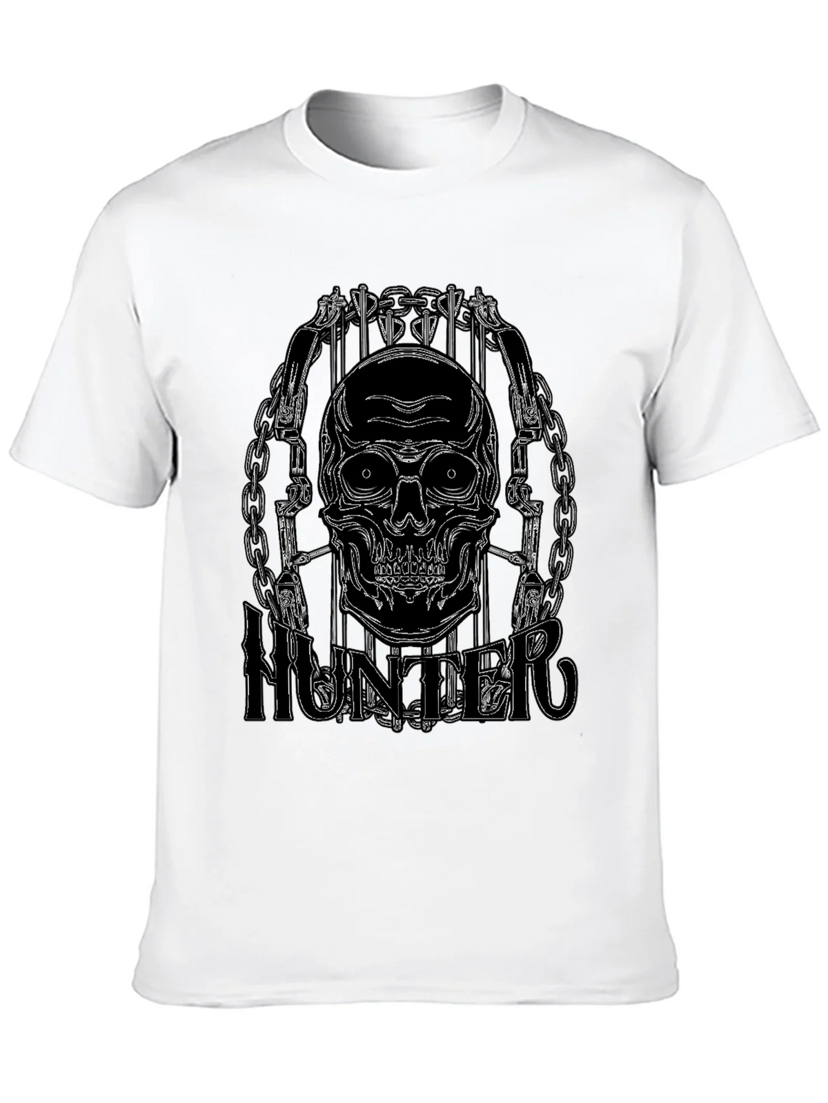 Skull Hunter Black Graphic Tee product image 12
