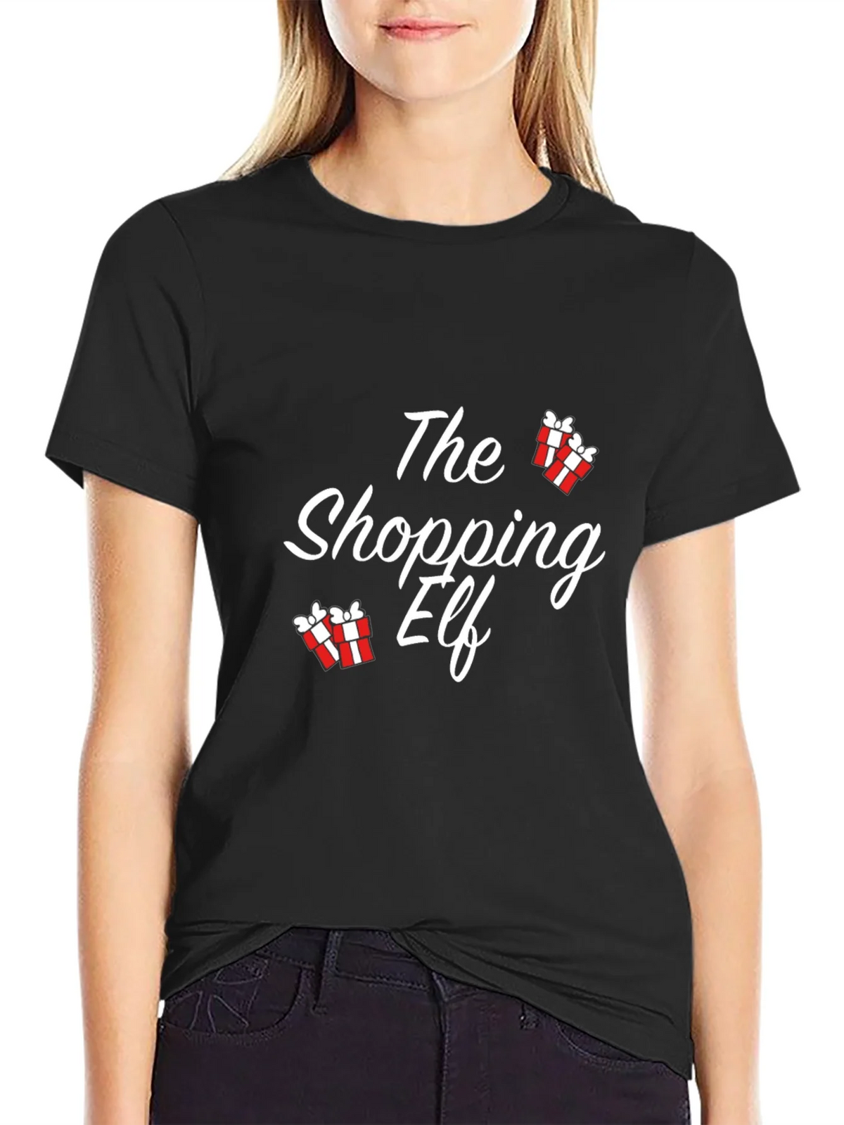 The Shopping Elf Christmas T-Shirt product image 5