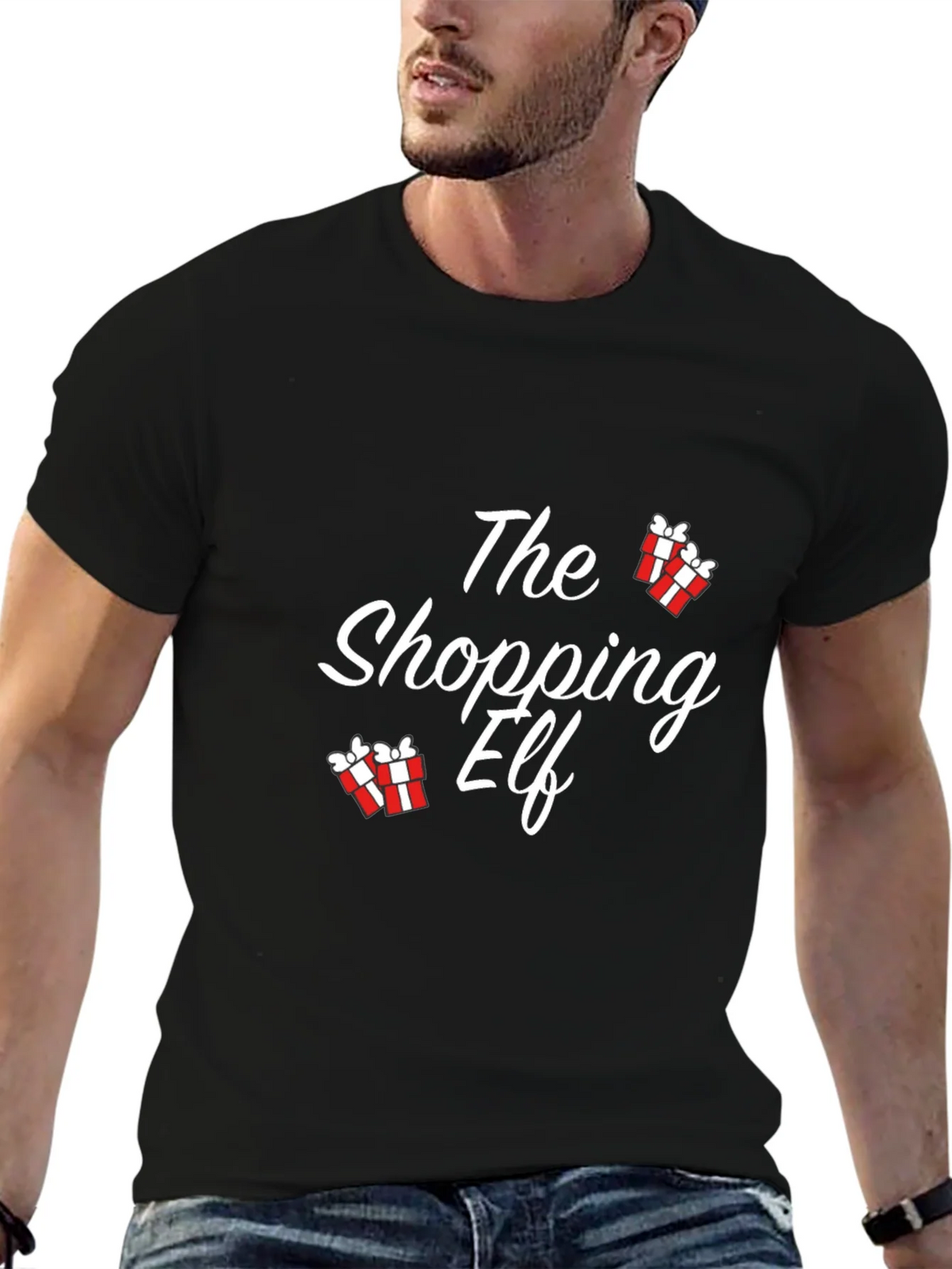 The Shopping Elf Christmas T-Shirt product image 9