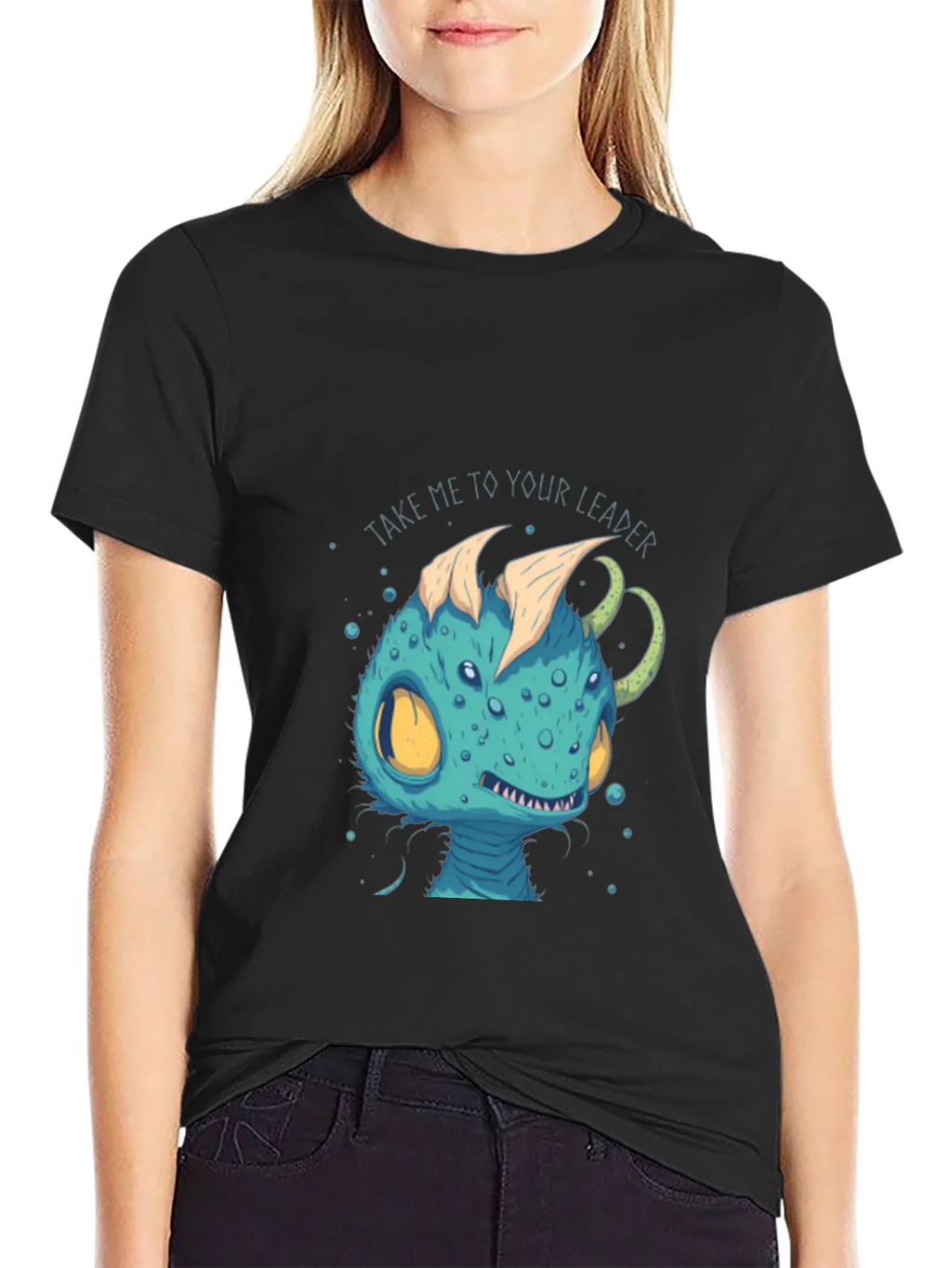 Alien Creature T-Shirt - Take Me To Your Leader product image 5