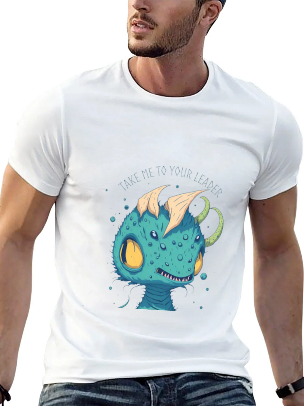 Alien Creature T-Shirt - Take Me To Your Leader product image 4