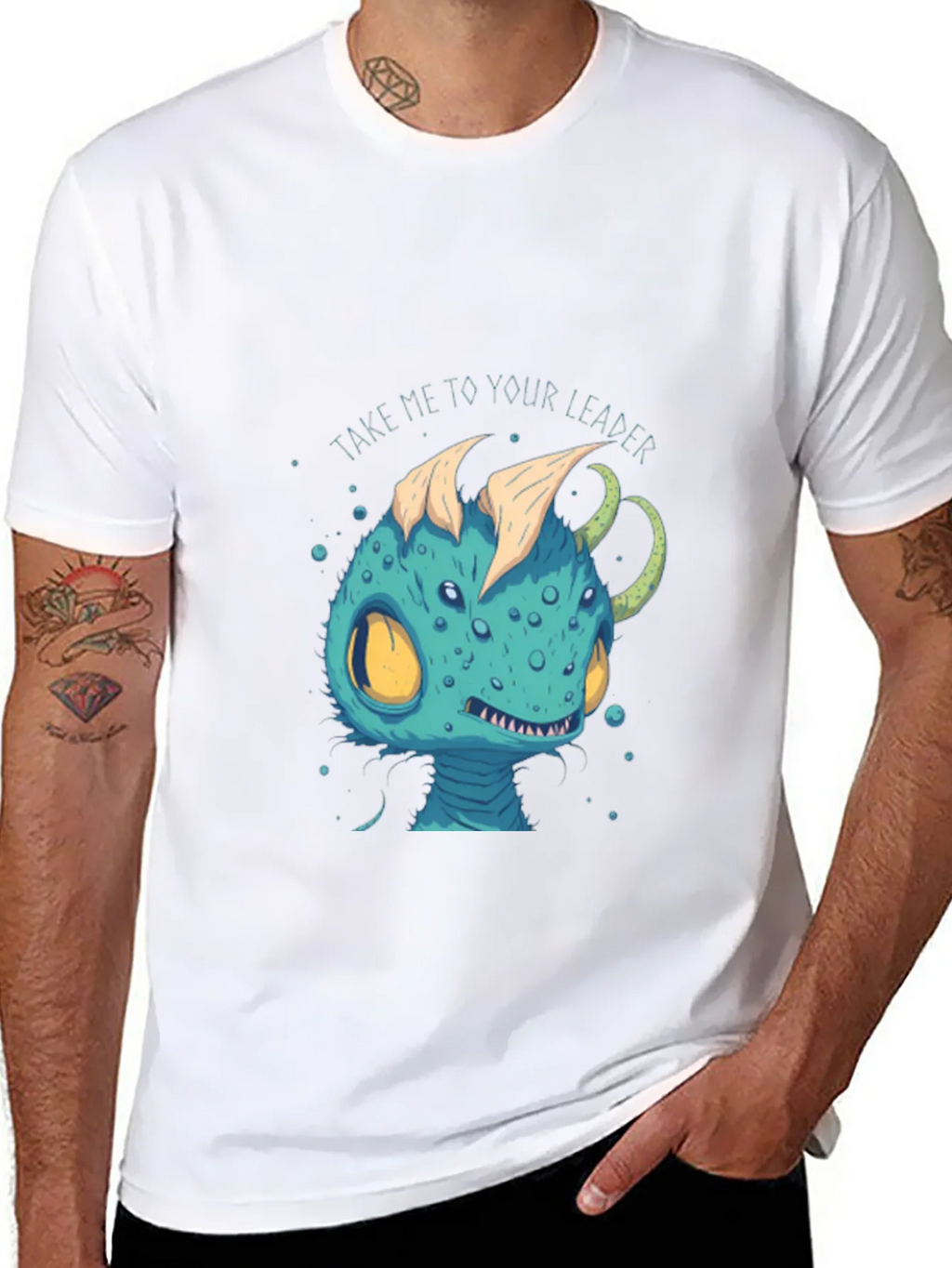 Alien Creature T-Shirt - Take Me To Your Leader product image 10