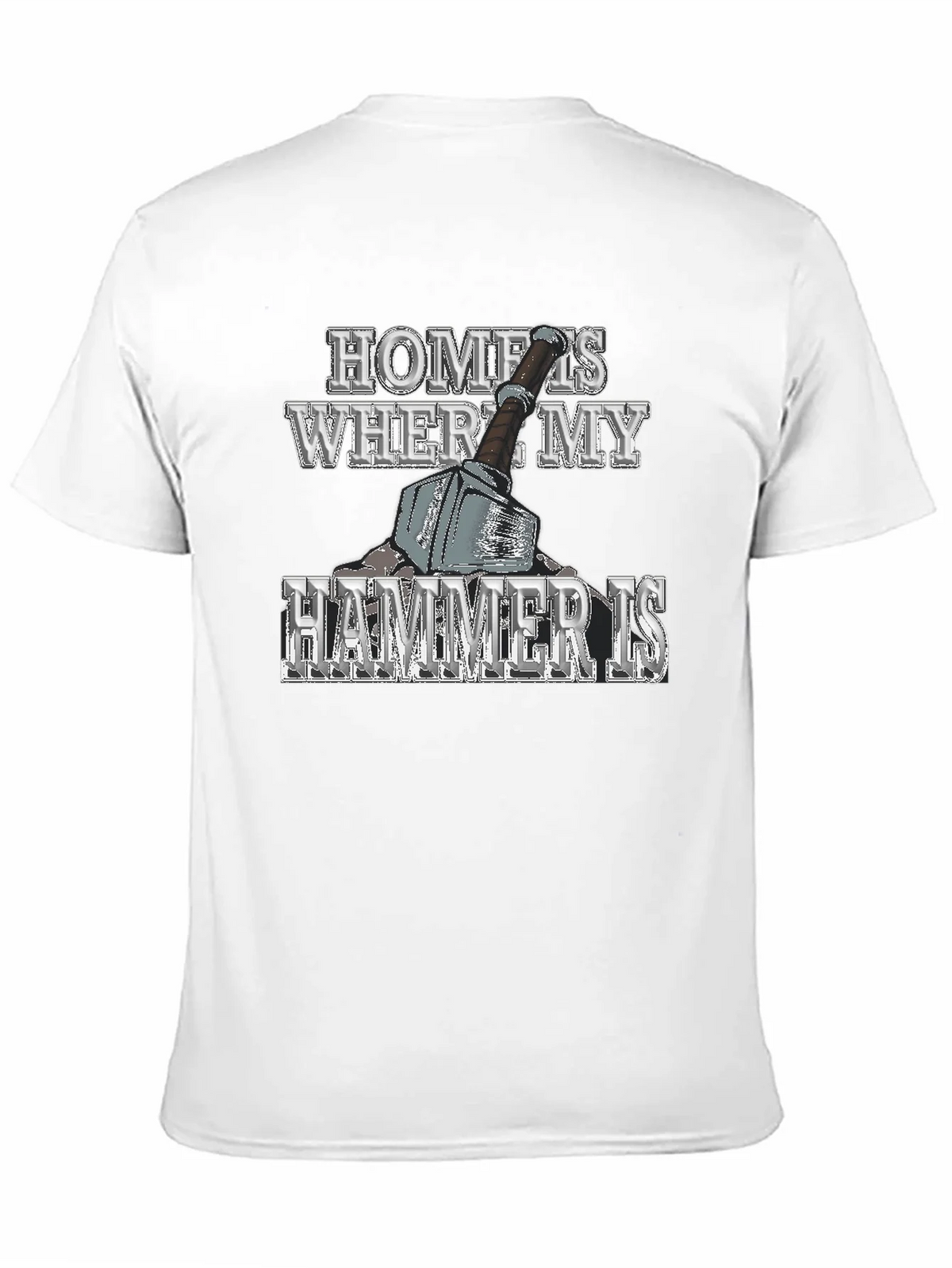 Home is Where My Hammer Is Mens Graphic T-Shirt product image 2