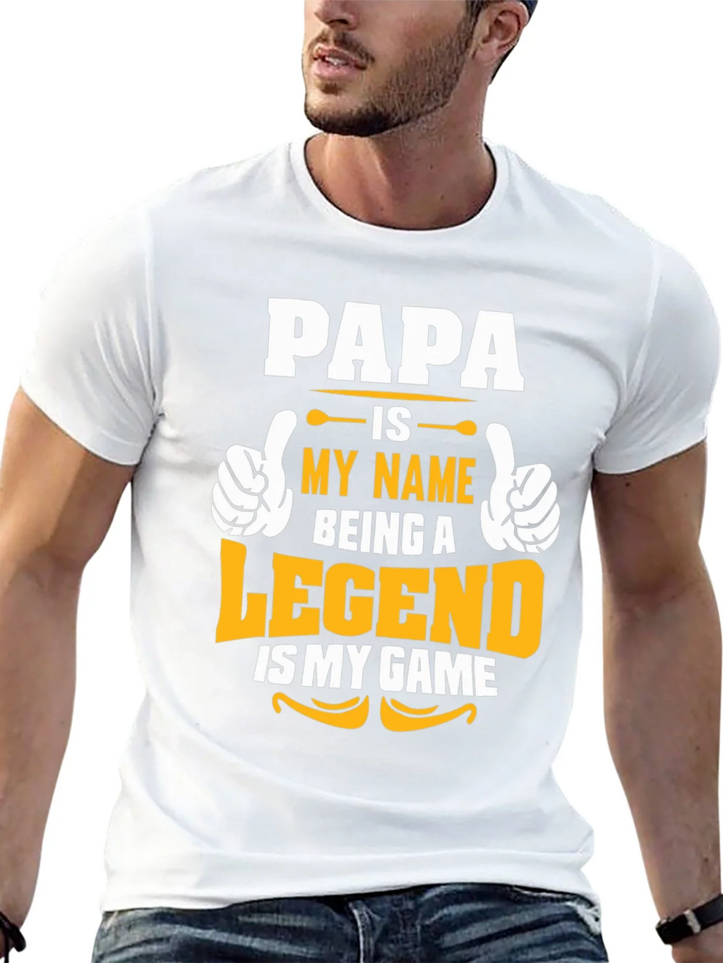 Papa Legend T-Shirt - Funny Fathers Day Gift product image 4