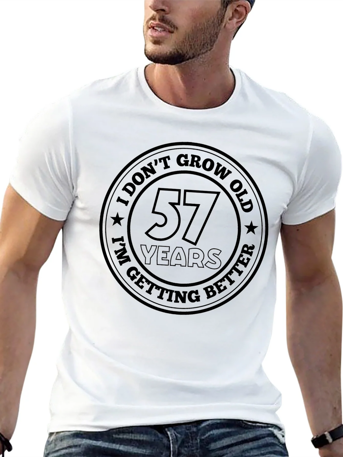 I Dont Grow Old 57 Years T-Shirt product image 4