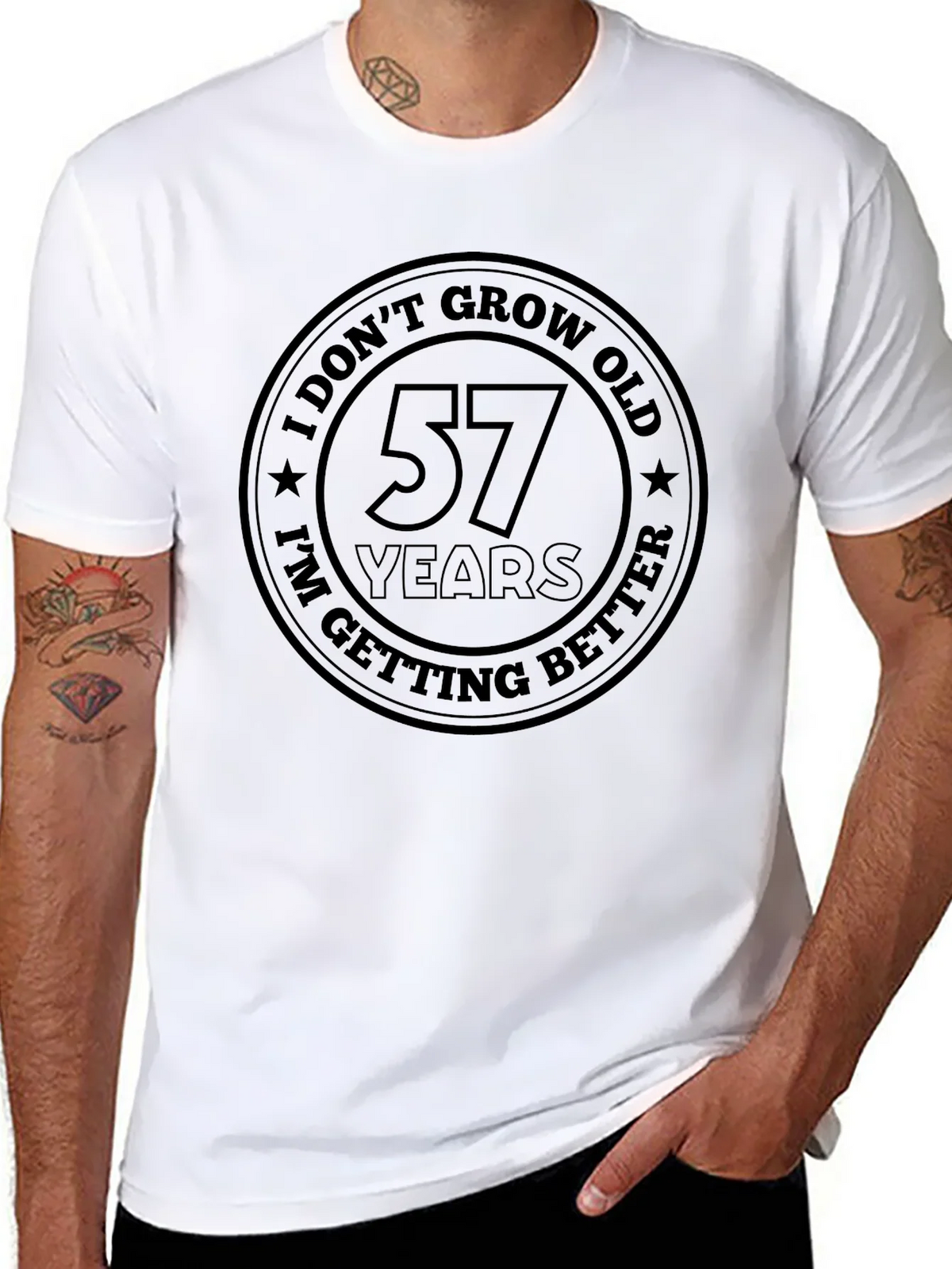 I Dont Grow Old 57 Years T-Shirt product image 10