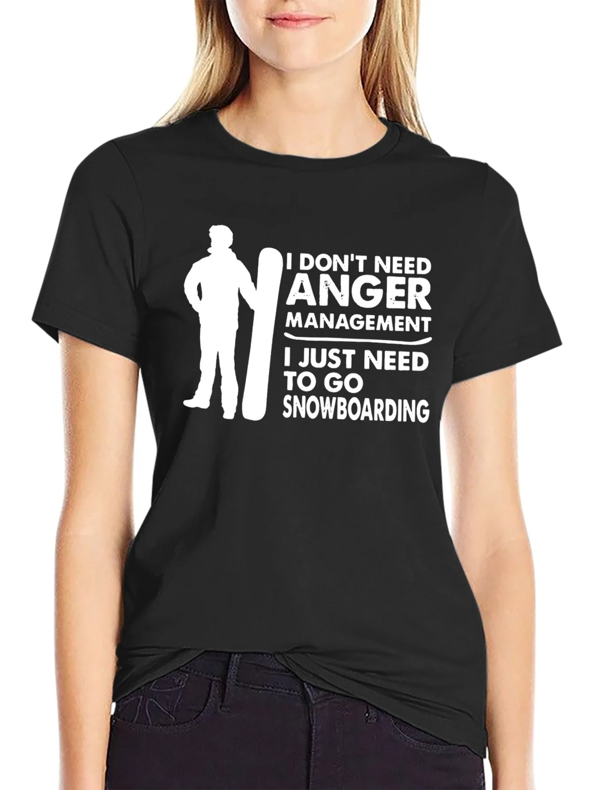 Snowboarding Humor Graphic Tee product image 5