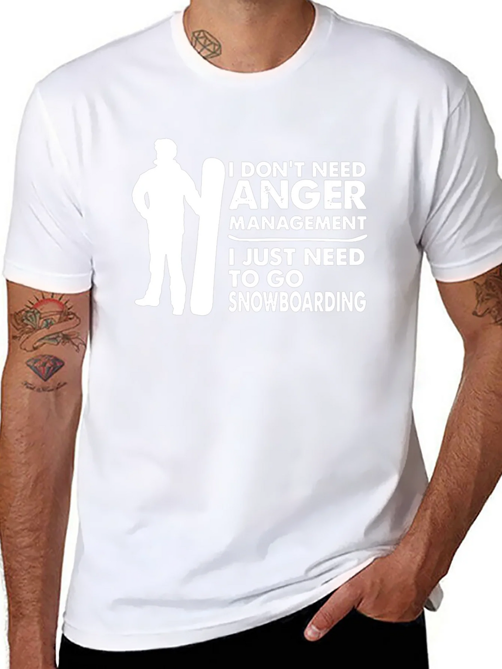 Snowboarding Humor Graphic Tee product image 10