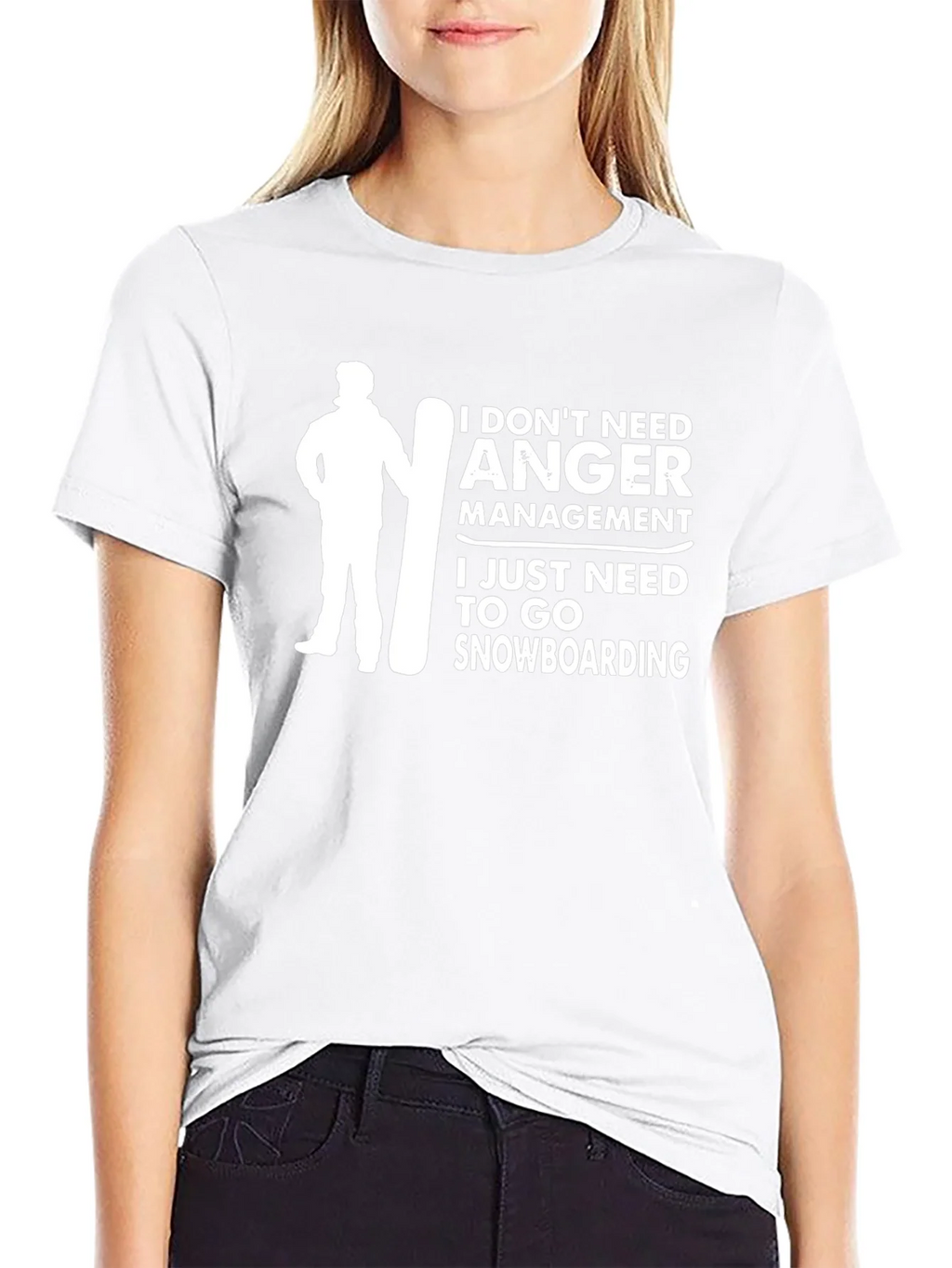 Snowboarding Humor Graphic Tee product image 11