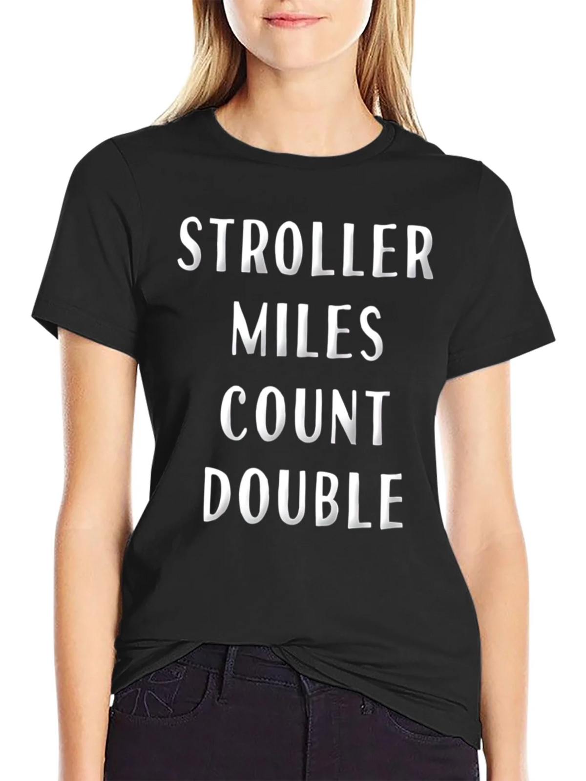 Stroller Miles Count Double T-Shirt product image 5