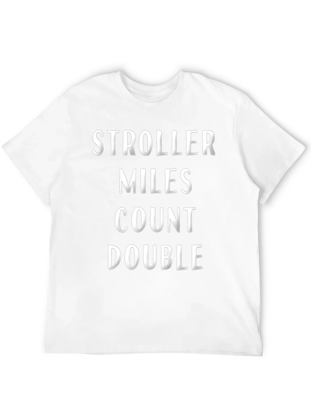 Stroller Miles Count Double T-Shirt product image 3