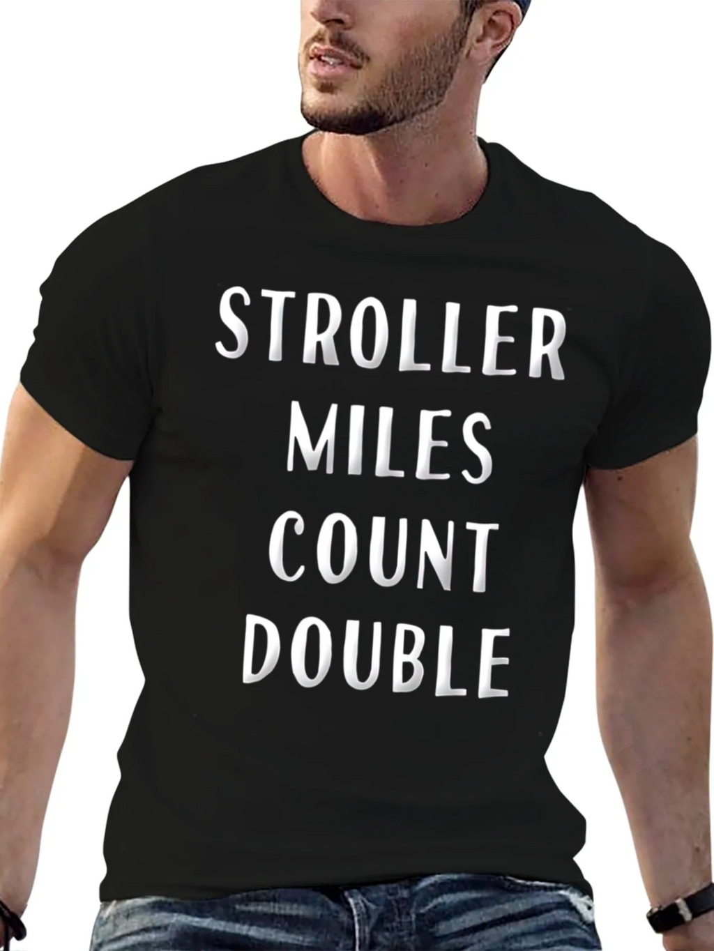 Stroller Miles Count Double T-Shirt product image 9