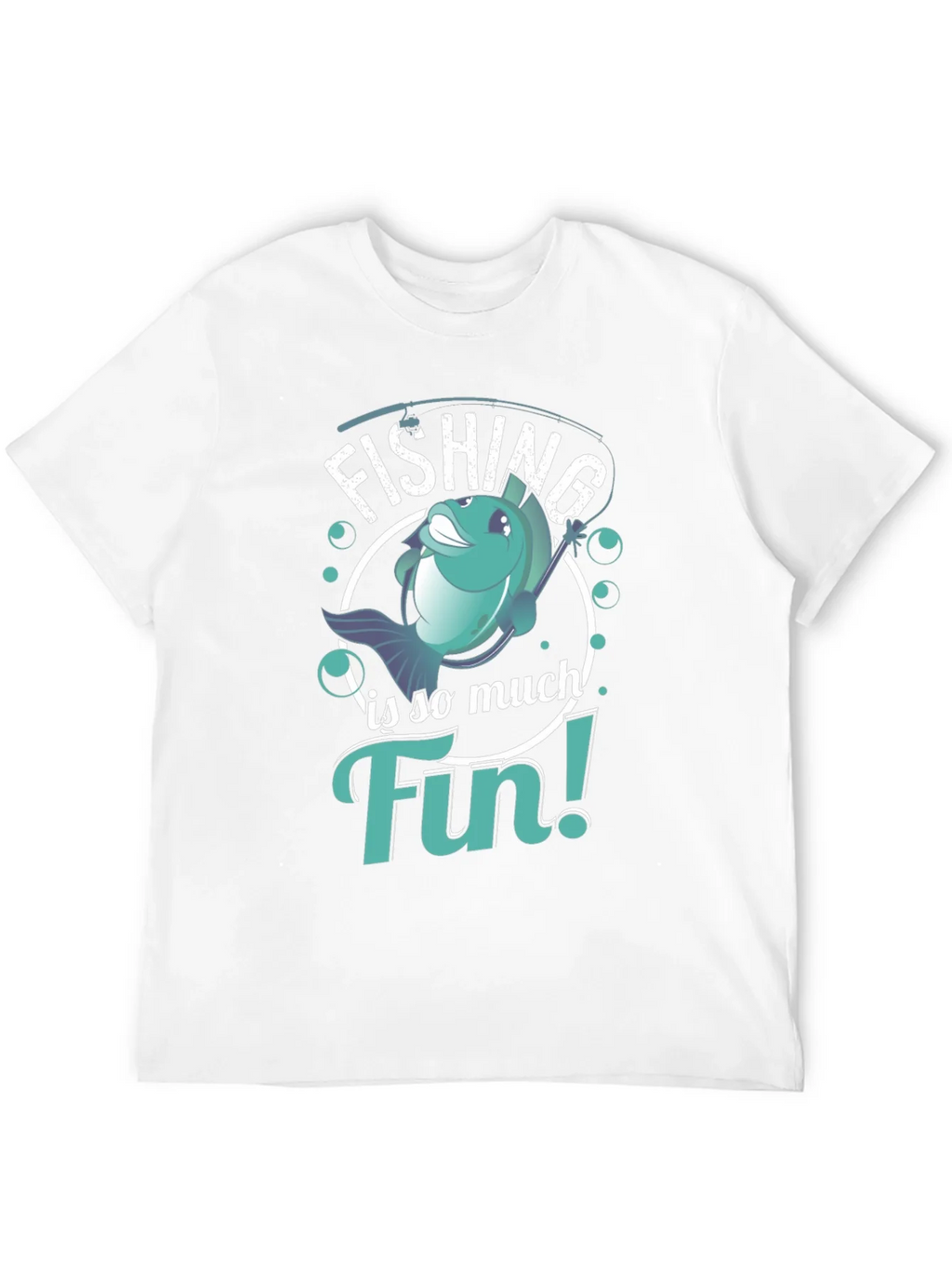 Fishing is so much Fin! T-Shirt product image 3