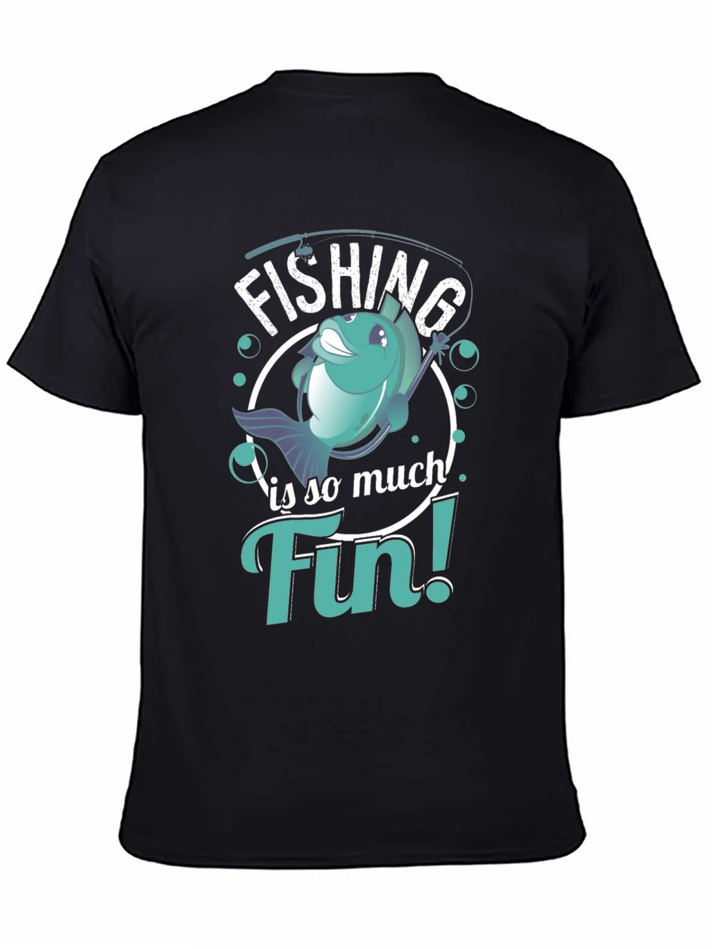 Fishing is so much Fin! T-Shirt product image 7
