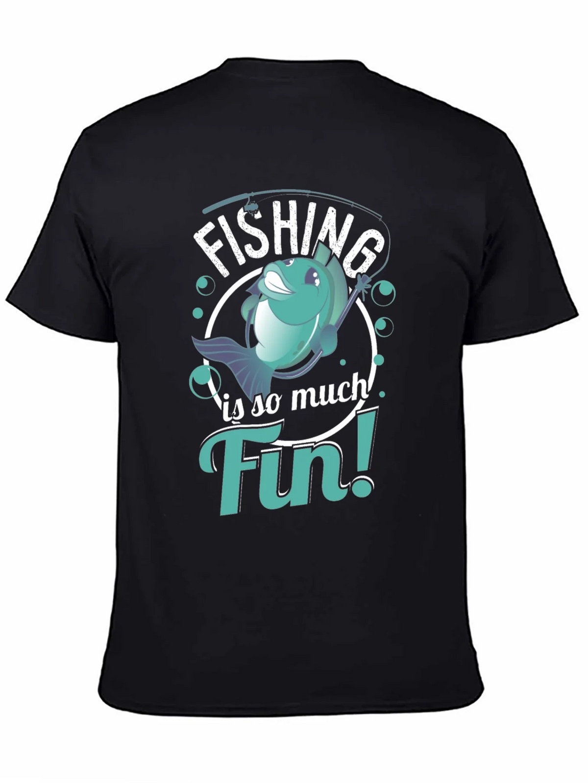 Fishing is so much Fin! T-Shirt product image 7