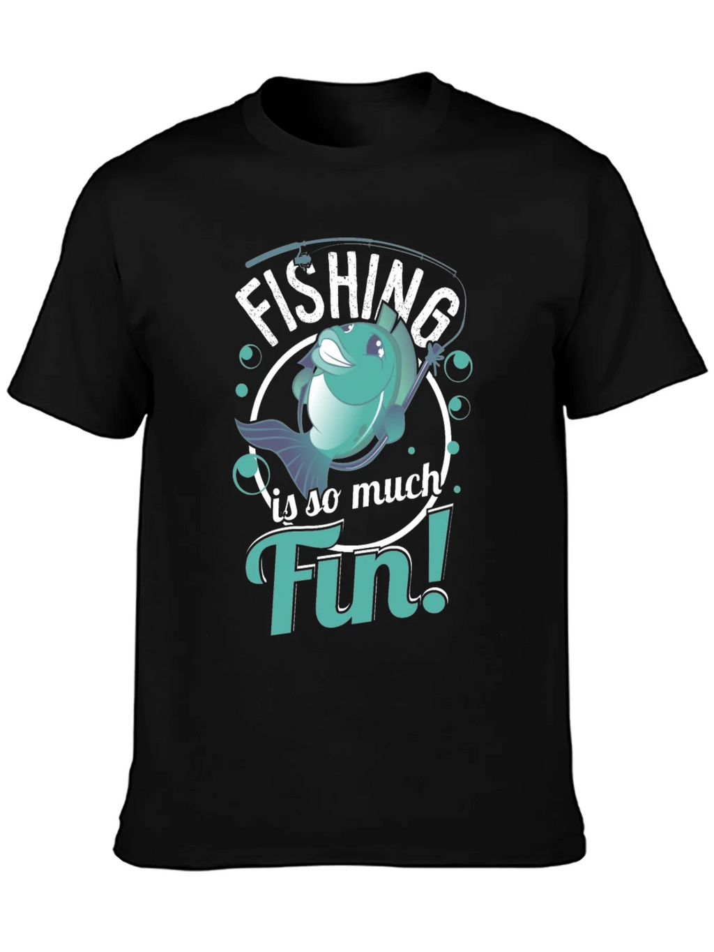 Fishing is so much Fin! T-Shirt product image 6