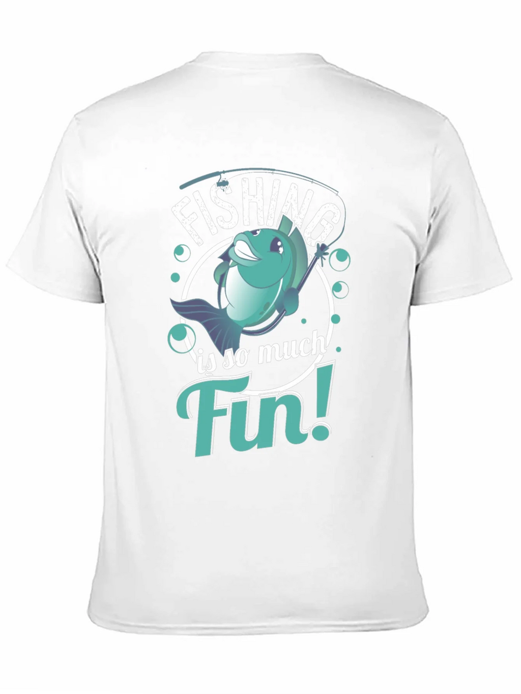 Fishing is so much Fin! T-Shirt product image 2