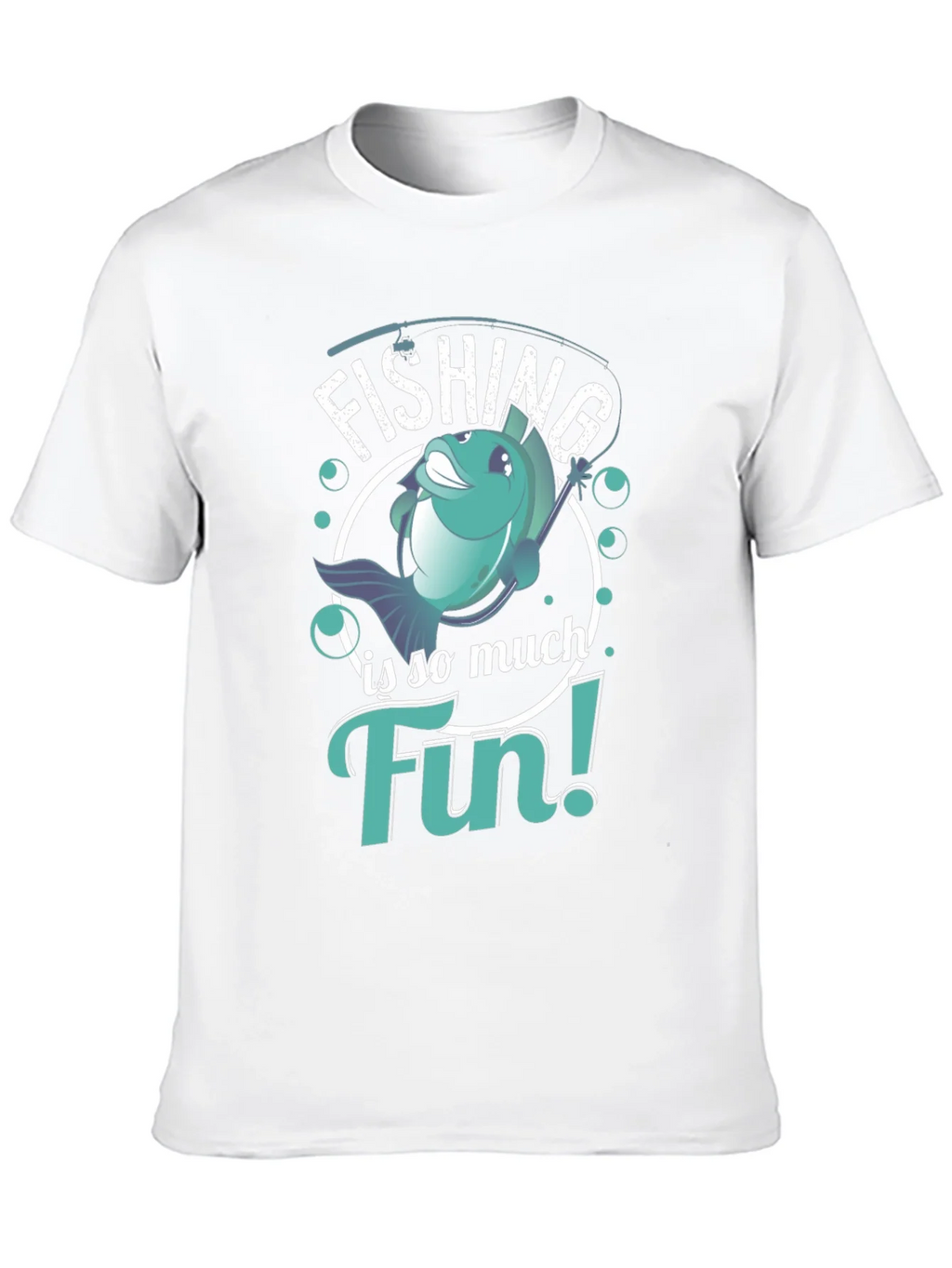 Fishing is so much Fin! T-Shirt product image 12
