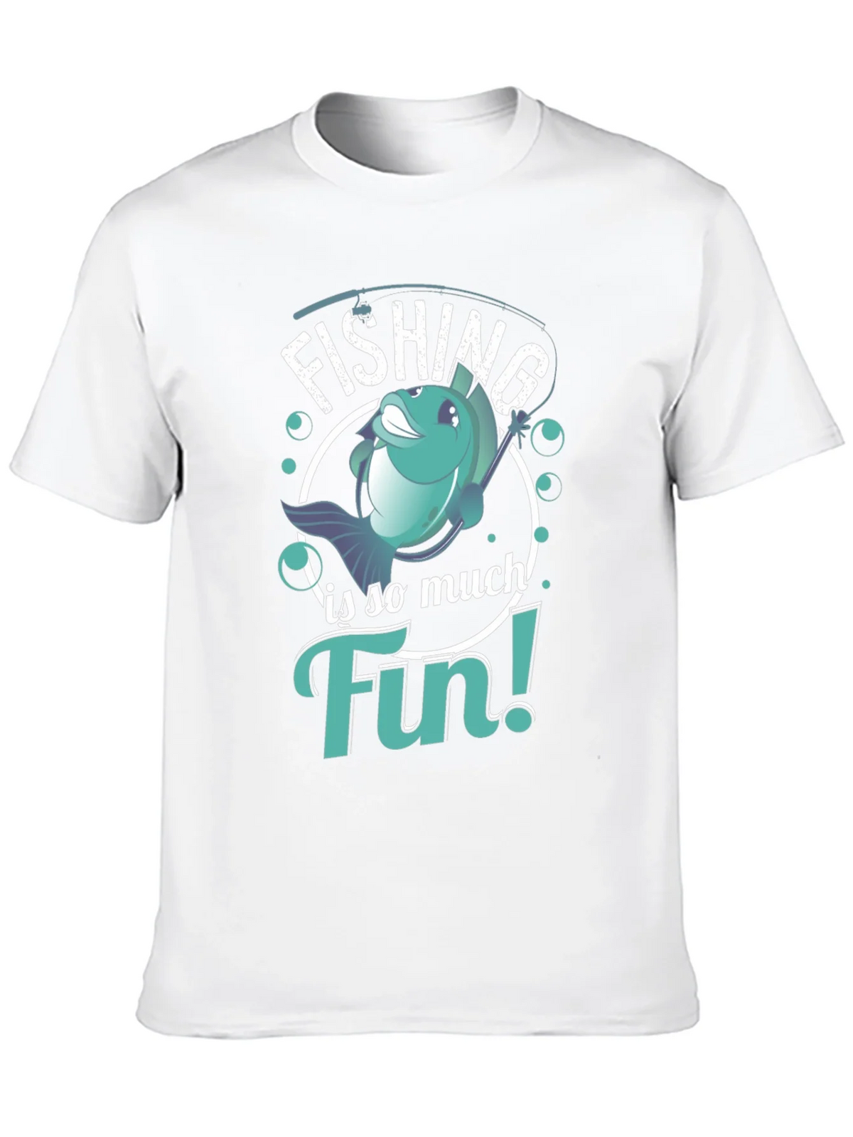 Fishing is so much Fin! T-Shirt product image 12