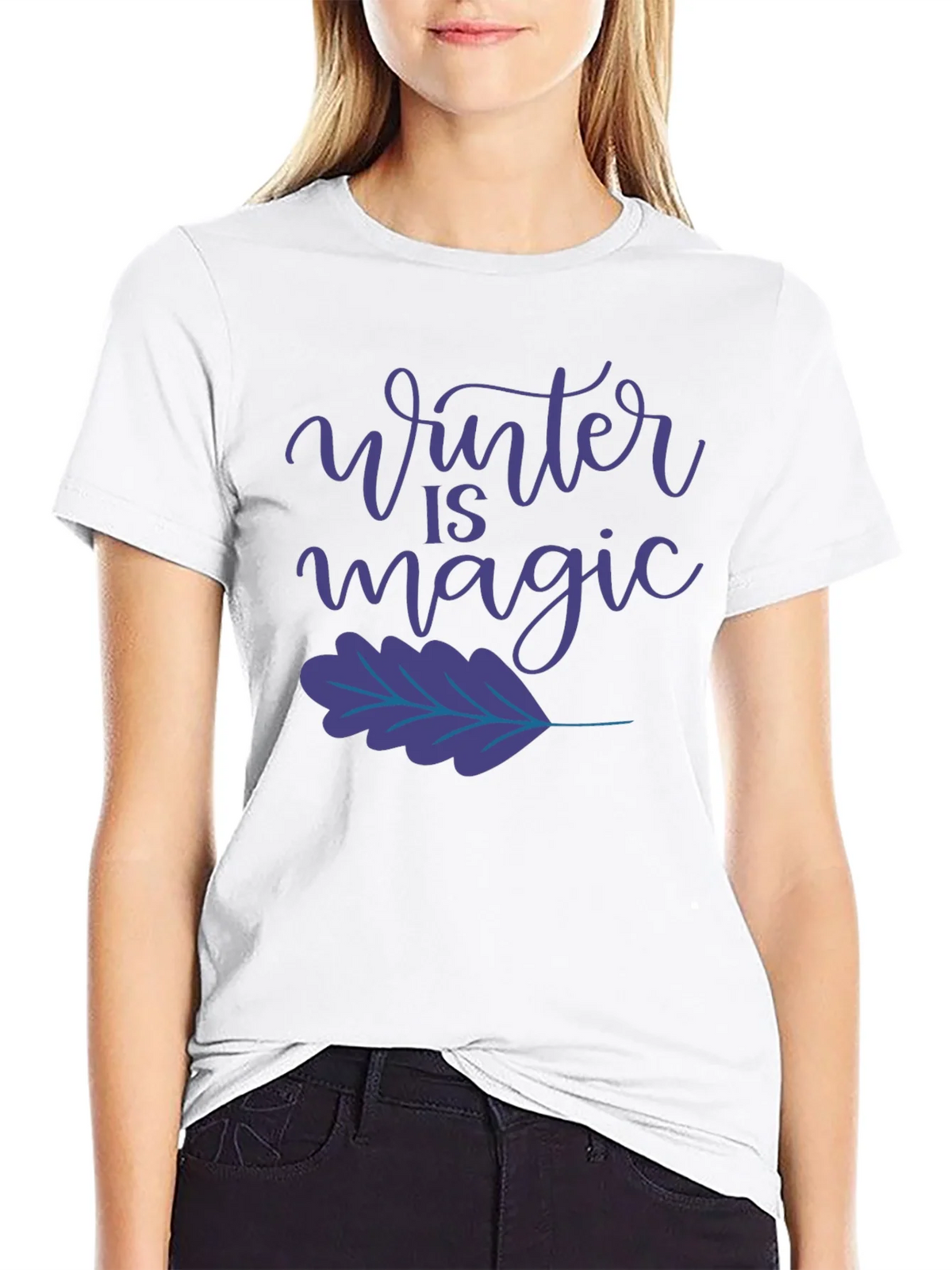 Winter is Magic Black T-Shirt product image 11