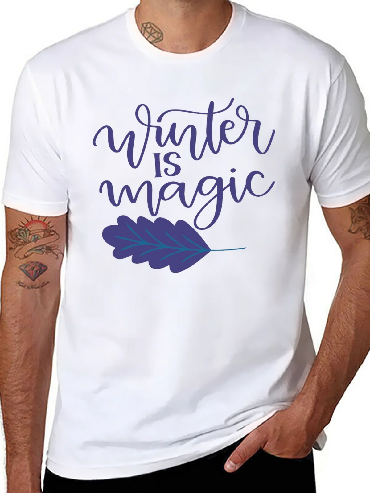Winter is Magic Black T-Shirt product image 10