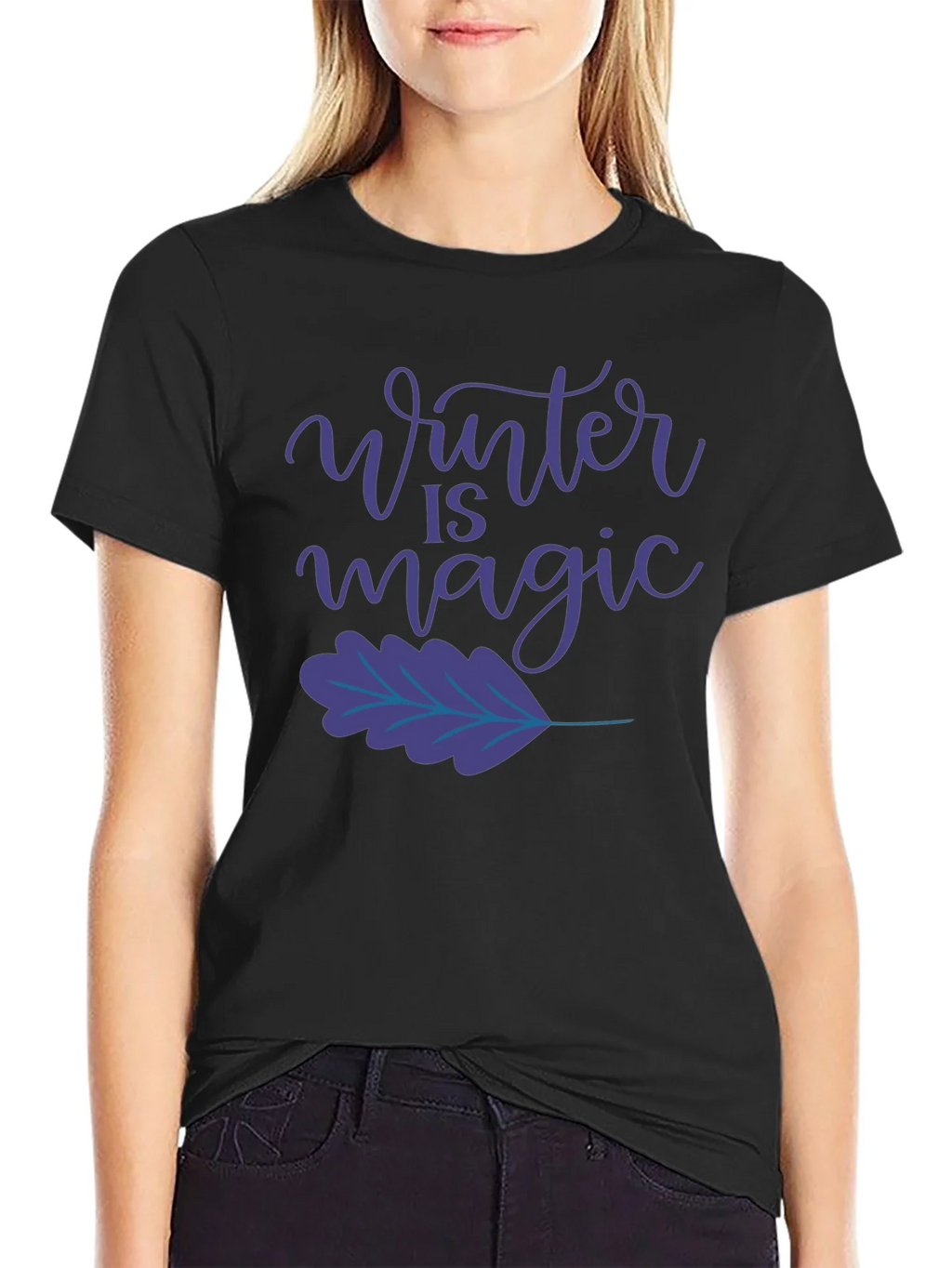 Winter is Magic Black T-Shirt product image 5
