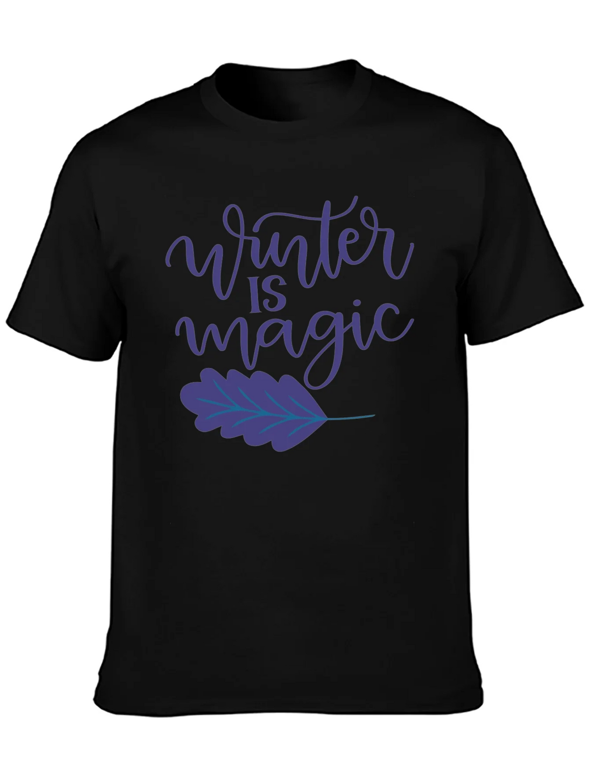 Winter is Magic Black T-Shirt product image 6