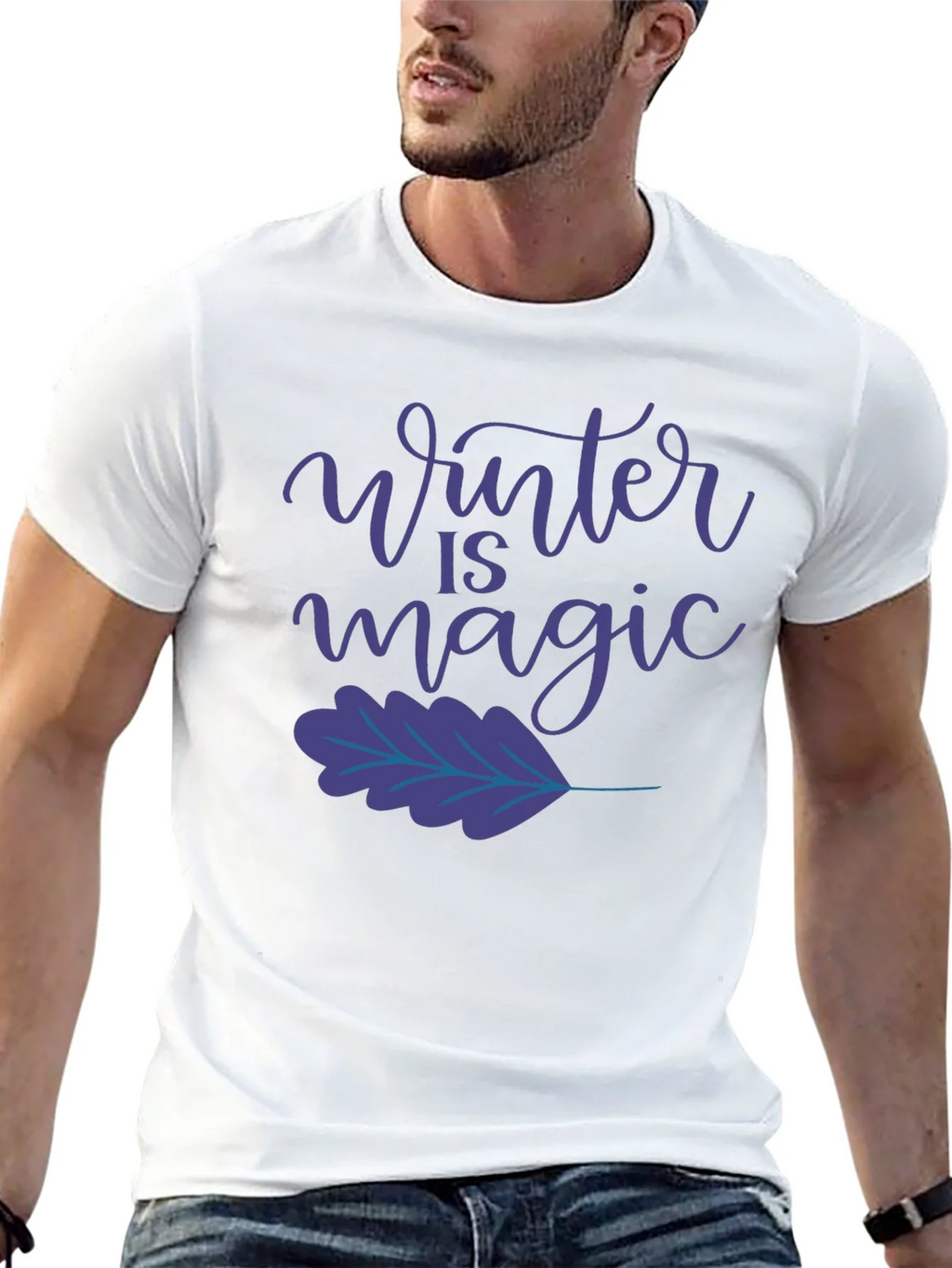 Winter is Magic Black T-Shirt product image 4
