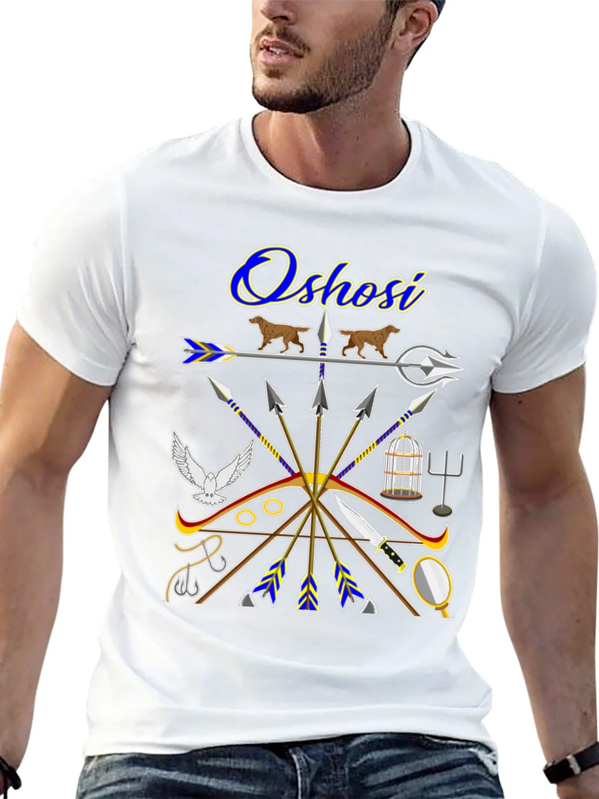 Oshosi T-Shirt - Afro-Caribbean Orisha Design product image 4