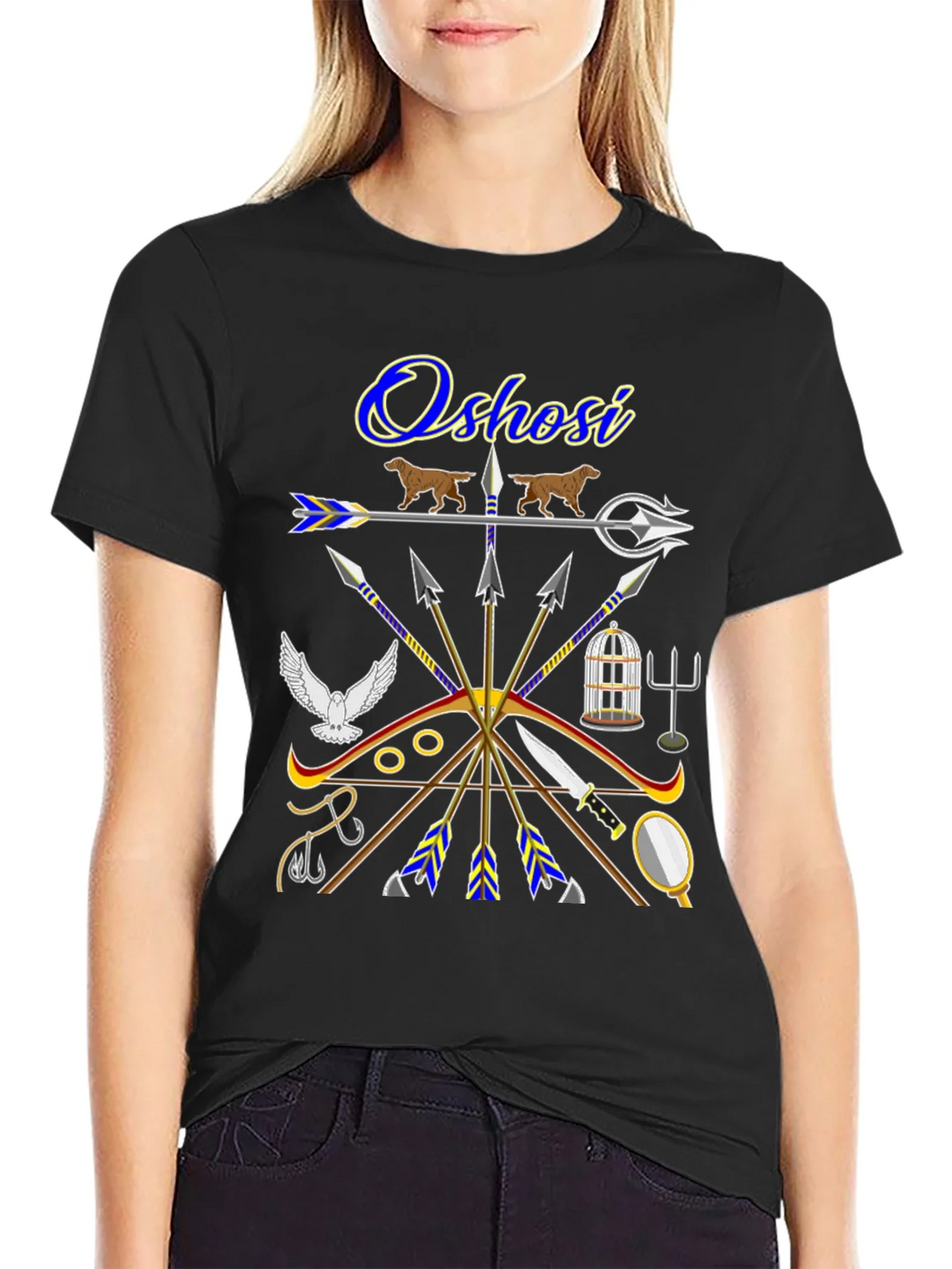 Oshosi T-Shirt - Afro-Caribbean Orisha Design product image 5