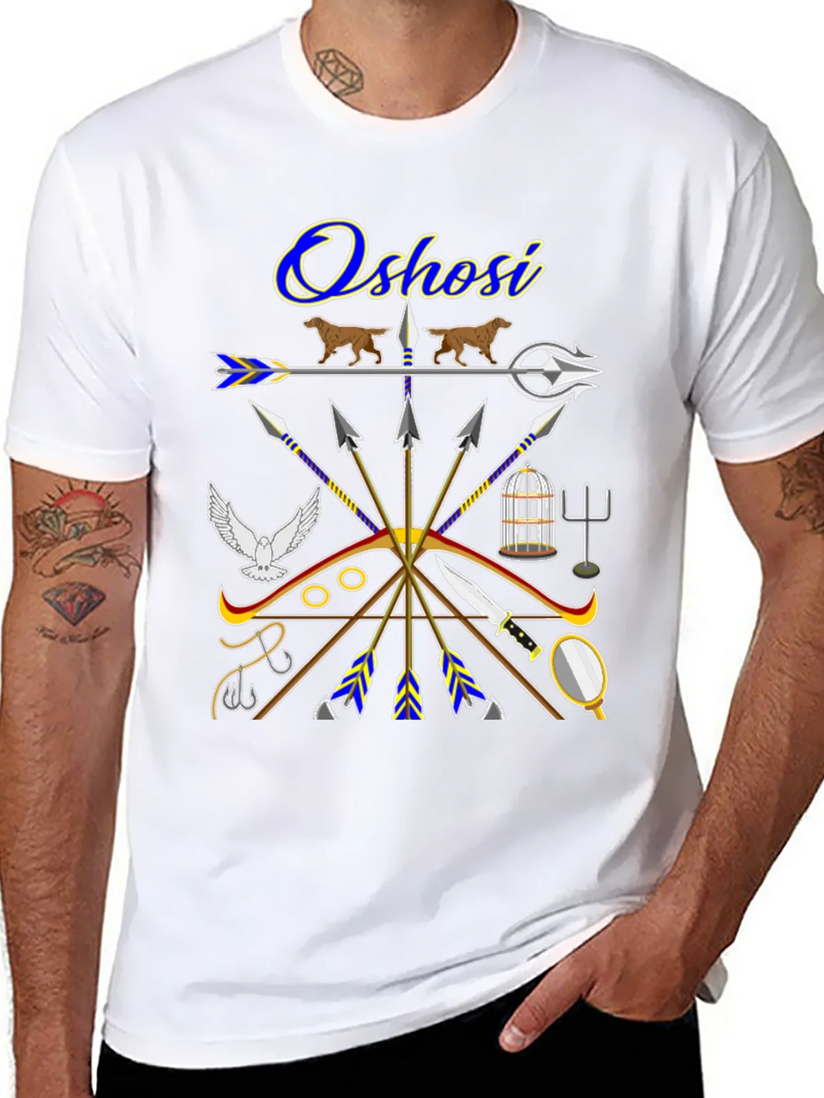 Oshosi T-Shirt - Afro-Caribbean Orisha Design product image 10