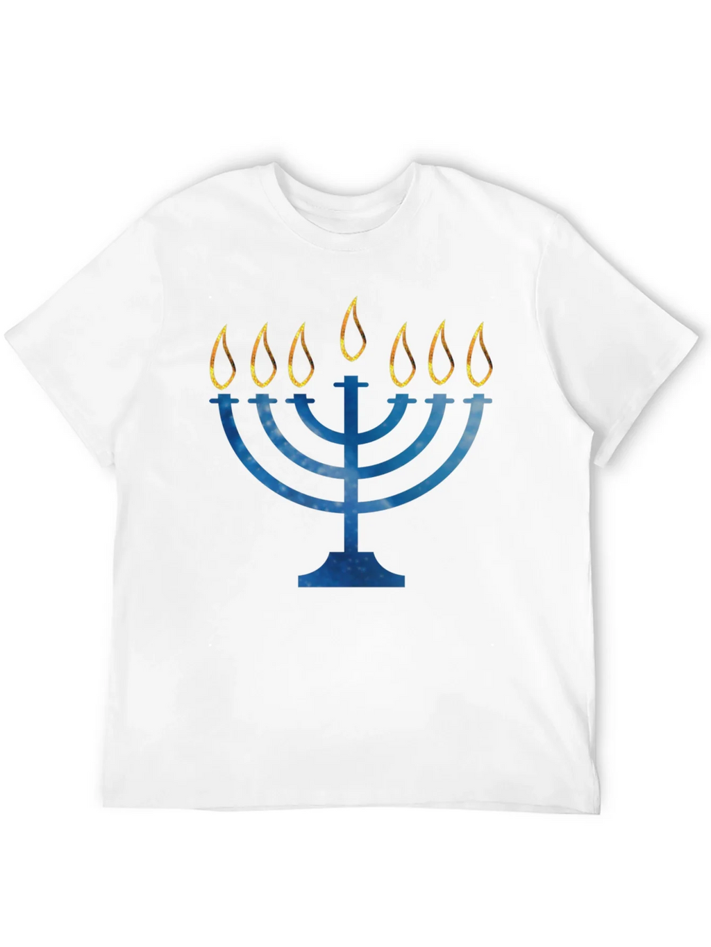 Hanukkah Menorah Graphic Tee product image 3