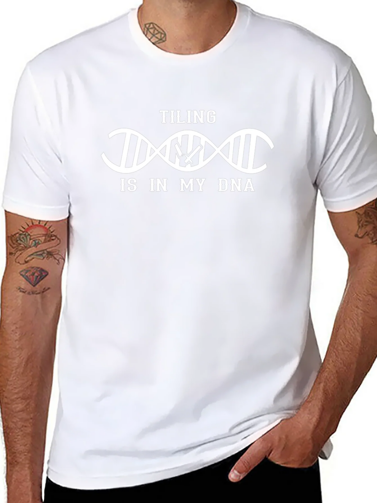 Tiling DNA Graphic Tee - Unique Hobby Shirt product image 10
