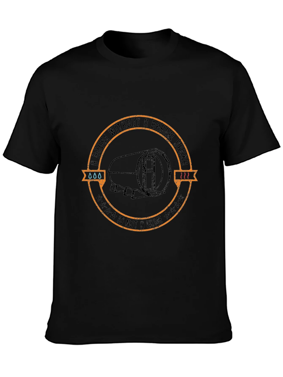Barrel Sauna T-Shirt: A House Without One is Not a Home product image 6