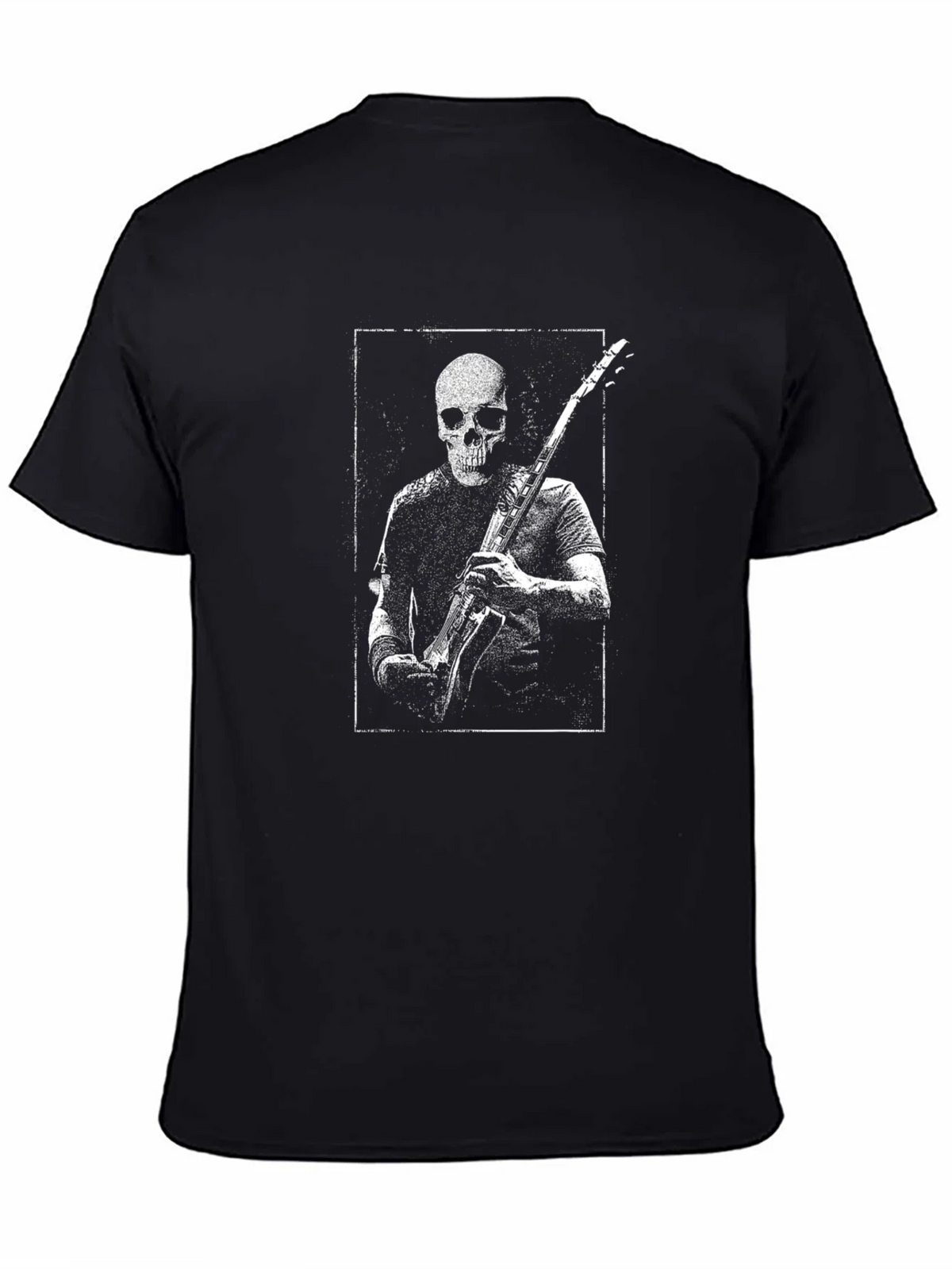 Skull Guitarist Graphic Tee product image 7