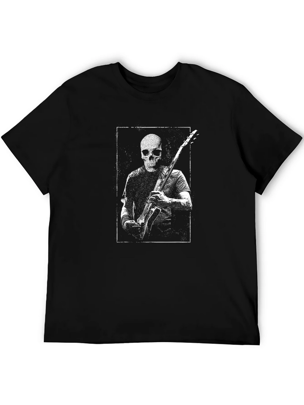 Skull Guitarist Graphic Tee product image 8