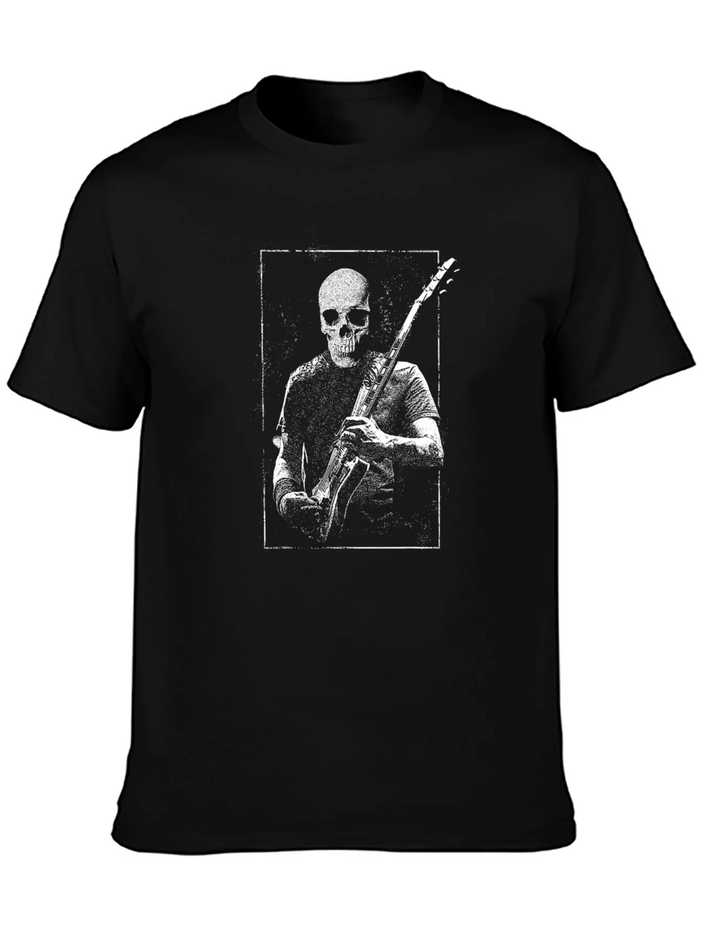 Skull Guitarist Graphic Tee product image 6
